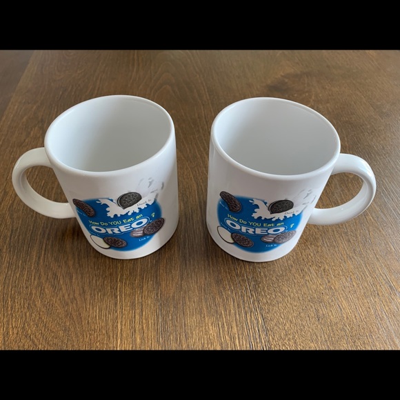 Vintage Oreo Coffee Mugs - set of 2 - Picture 1 of 5